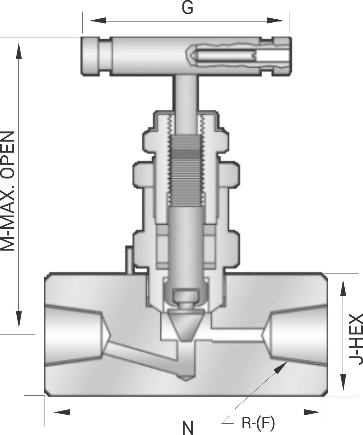Hard Seat Needle Valve (Female x Female)